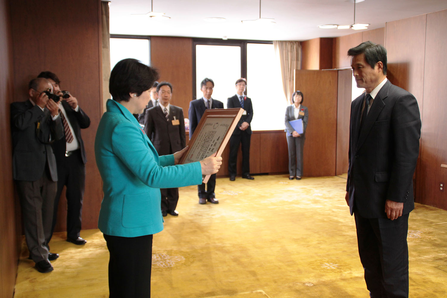 『木造建築伝承の匠』知事表彰